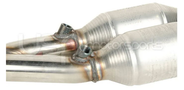 USP MotorSports® 2004 Volkswagen R32 MK4 304SS 2" High Flow Catalytic Converters