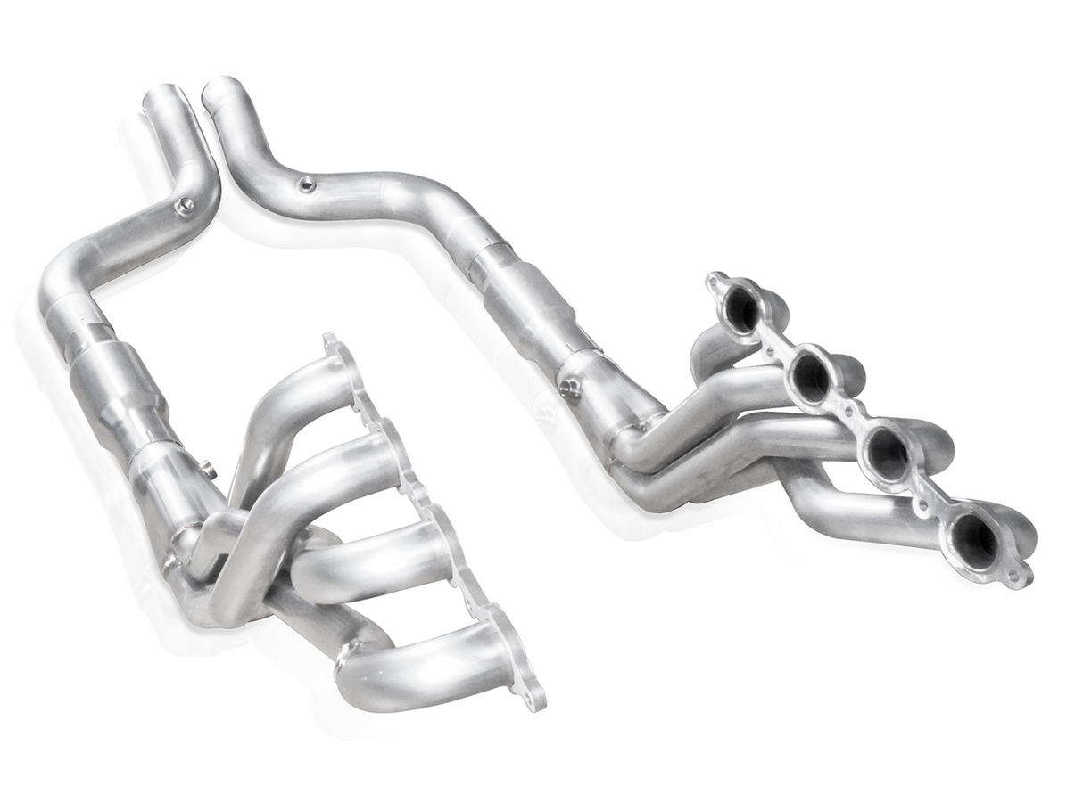 Stainless Power® (16-24) Camaro SS/LT1 1-7/8" x 3" 304SS Long Tube Headers with Catted Mid-Pipes