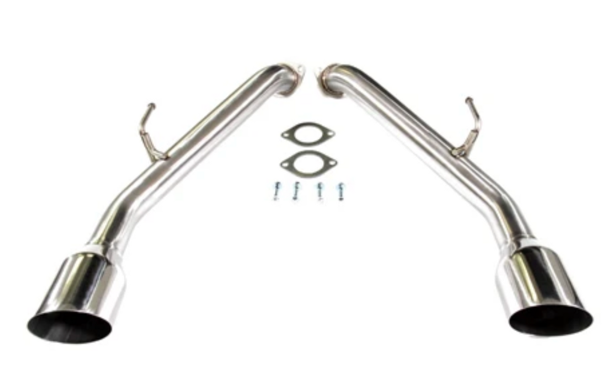 PLM® Infiniti Q50 V6 2.5" Axle-Back Exhaust with Muffler Delete/4.5" OD Tips