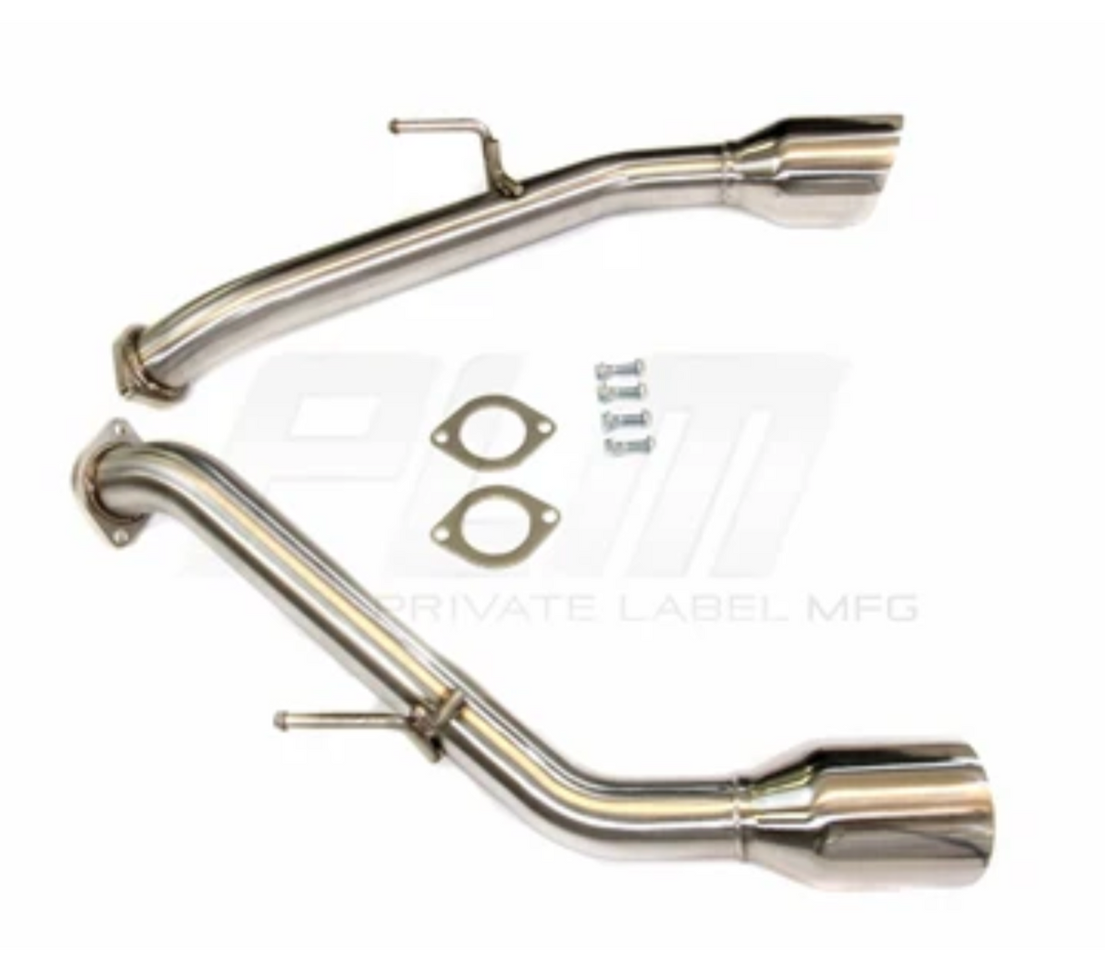 PLM® Infiniti Q50 V6 2.5" Axle-Back Exhaust with Muffler Delete/4.5" OD Tips
