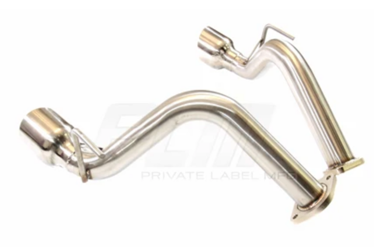 PLM® (09-21) Nissan 370Z 2.25" Axle-Back Exhaust with Muffler Delete