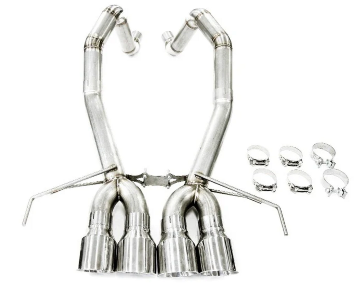PLM® (15-19) Corvette C7 Z06/ZR1 304SS 3" Axle-Back Exhaust with 4" OD Tips