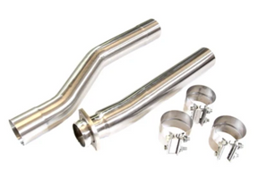 PLM® (03-07) Ford F-250/F-350 6.0L Power Stroke Exhaust Muffler Delete Pipes