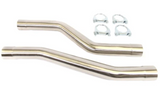 PLM® Dodge Challenger/Charger V8 2.25" Mid Muffler Delete Pipes