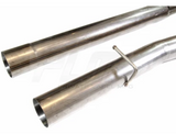 PLM® (08-10) F-250/F-350 6.4L Power Stroke 4" Muffler Delete Pipes