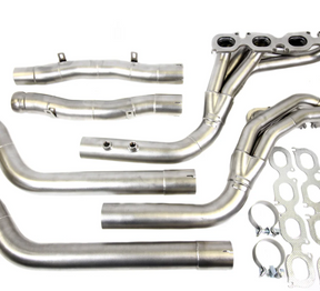 PLM® (08-15) Mercedes C 63 AMG W204 Long Tube Headers with Catless Mid-Pipes