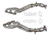 PLM® (03-12) 350Z/G35/FX35/M35 VQ35DE 1.8" x 2.5" 304SS Long Tube Headers with Catted Mid-Pipes