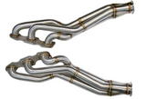 PLM® (03-12) 350Z/G35/FX35/M35 VQ35DE 1.8" x 2.5" 304SS Long Tube Headers with Catted Mid-Pipes