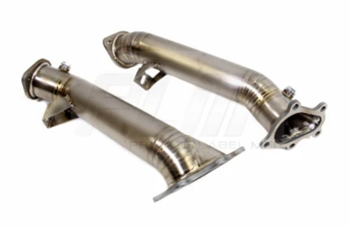 PLM® (09-24) Nissan GT-R R35 Dual 3" Titanium Catless Down Pipe Set