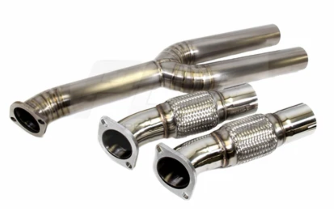 PLM® (09-24) Nissan GT-R R35 Dual 3" Ttitanium Catted Down Pipes