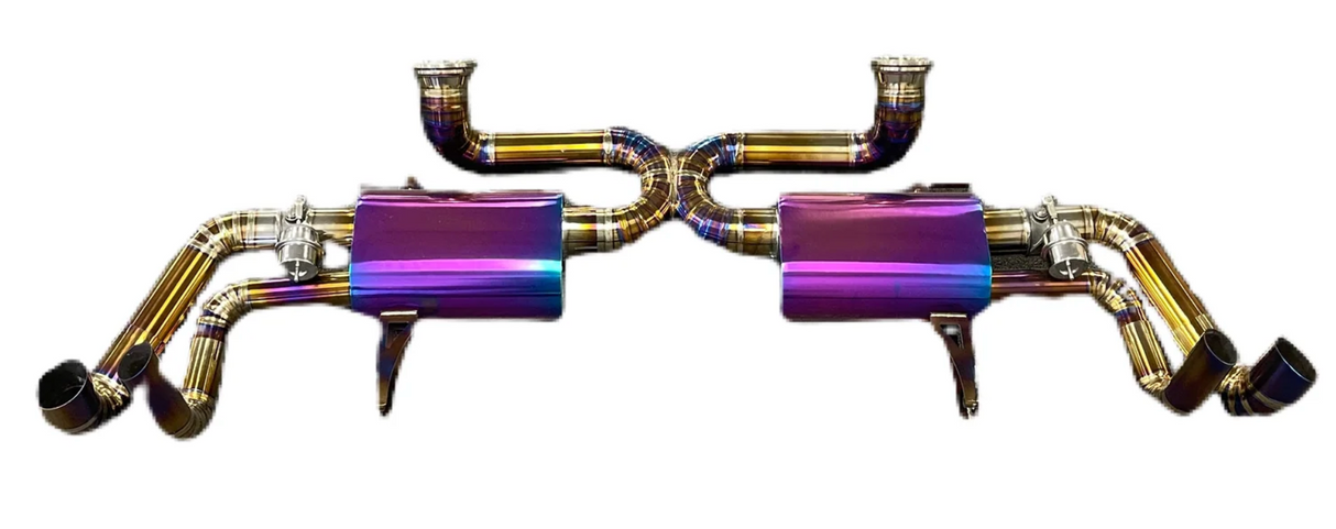 PLM® (14-19) Lamborghini Huracán LP 610-4 Valved Titanium Exhaust System