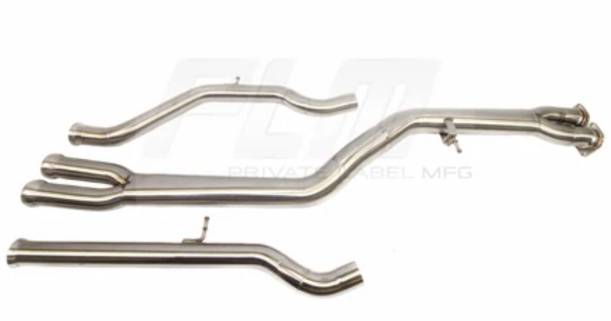 PLM® (14-20) BMW M3/M4 F80/F82 304SS 3" Catless Mid-Pipes