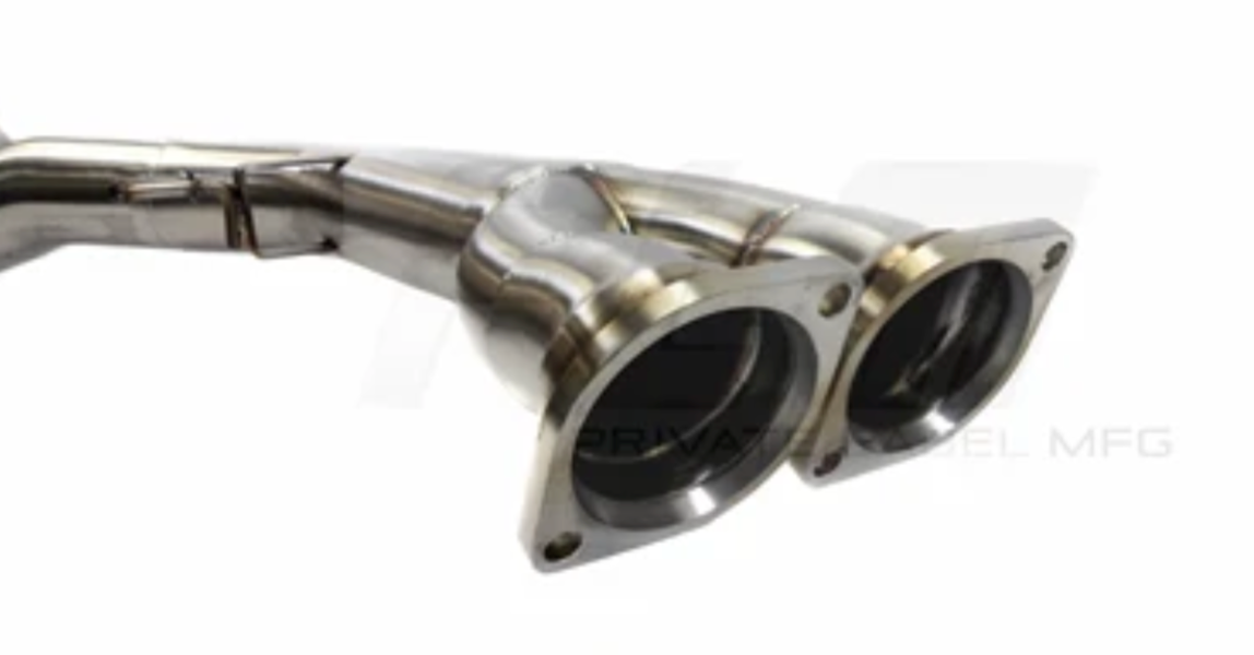 PLM® (14-20) BMW M3/M4 F80/F82 304SS 3" Catless Mid-Pipes