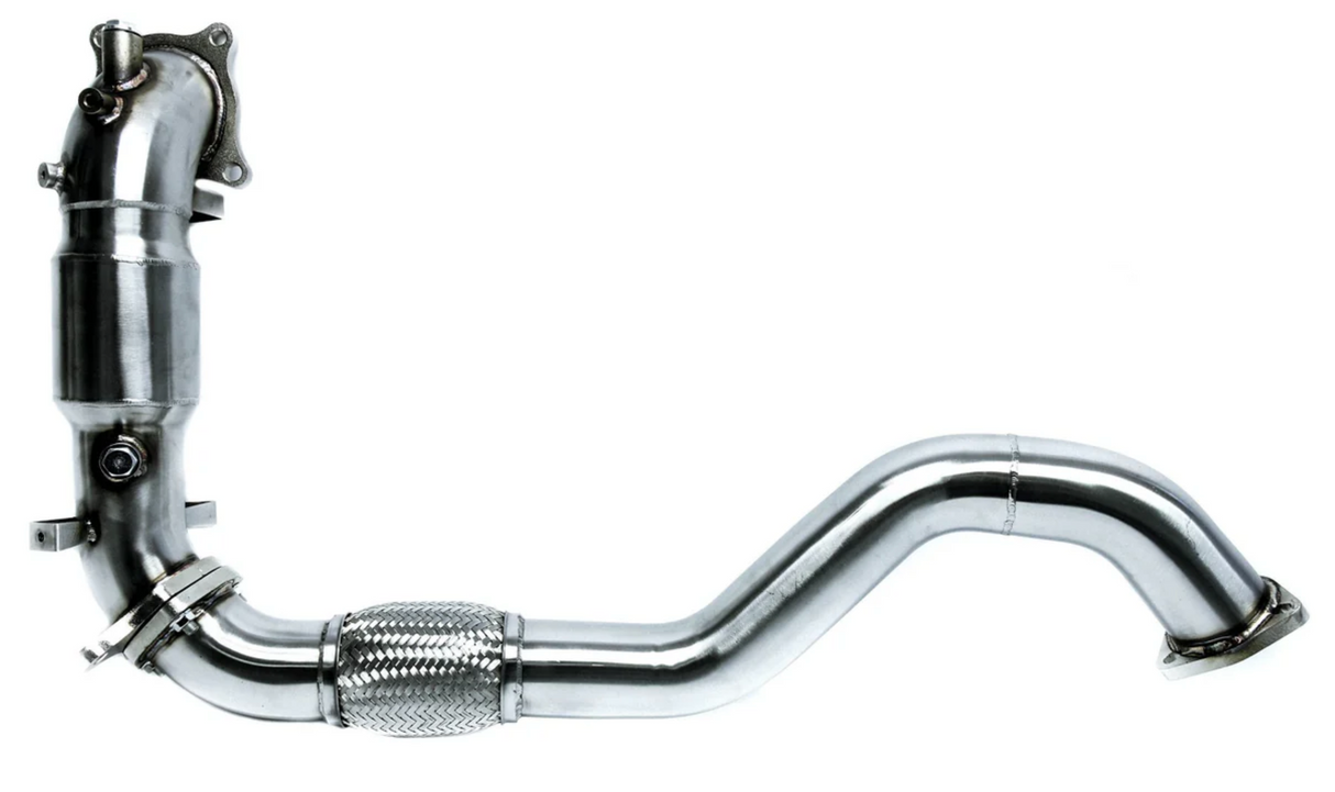 PLM® (17-21) Civic Type-R FK8 304SS 3" Catted Front & Down Pipe Kit