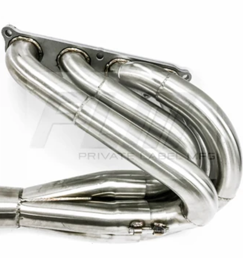 PLM® (92-01) Acura Integra/Honda Civic Power Driven K-Series Hood Exit Race Header (4-1 Megaphone) Non-Lean