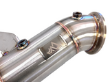 Mastery of Art & Design BMW/GR Supra B58B30 4.5" Catted Downpipe with Bracket