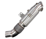 Mastery of Art & Design BMW/GR Supra B58B30 'Fat Boy' 5" Catless Downpipe with Bracket