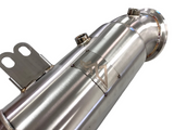 Mastery of Art & Design BMW/GR Supra B58B30 'Fat Boy' 5" Catless Downpipe with Bracket