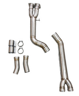 Mastery of Art & Design (19-23) BMW X3M/X4M S58B30 304SS 3" Catless Mid-Pipe