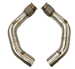 Mastery of Art & Design (19-25) BMW X5M/X6M S63 304SS 3" Catless Downpipes