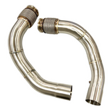 Mastery of Art & Design (19-25) BMW X5M/X6M S63 304SS 3" Catless Downpipes