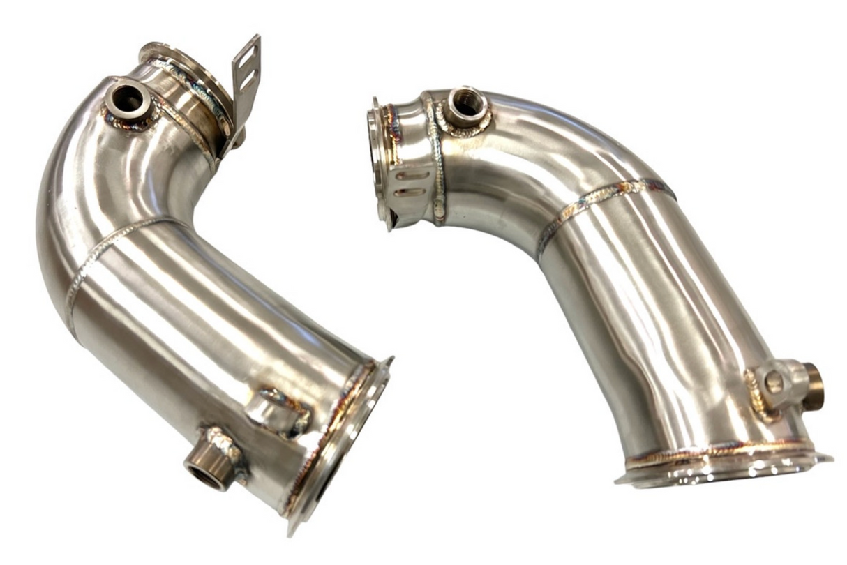 Mastery of Art & Design (19-25) BMW X5M/X6M S63 304SS 3" Catless Downpipes