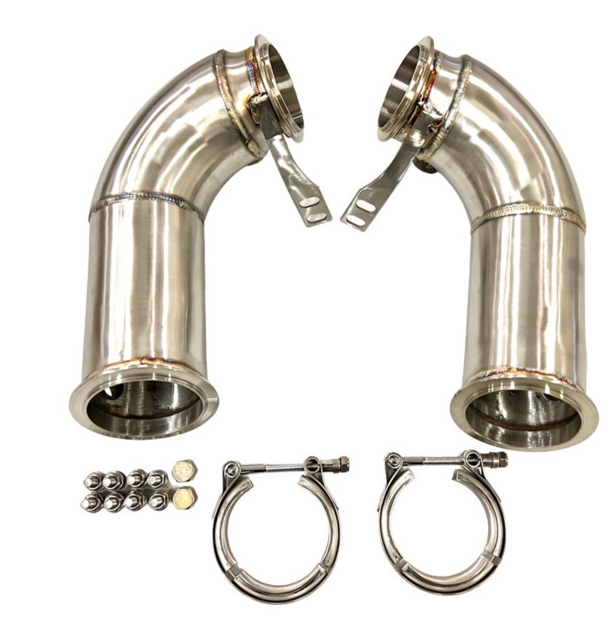 Mastery of Art & Design (19-25) BMW X5M/X6M S63 304SS 3" Catless Downpipes