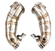 Mastery of Art & Design BMW M5 F90/M8 F92 304SS 5" 'FATBOY Catless Downpipes