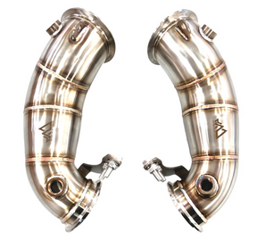 Mastery of Art & Design BMW M5 F90/M8 F92 304SS 5" 'FATBOY Catless Downpipes