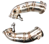 Mastery of Art & Design BMW M5 F90/M8 F92 304SS 5" 'FATBOY Catless Downpipes