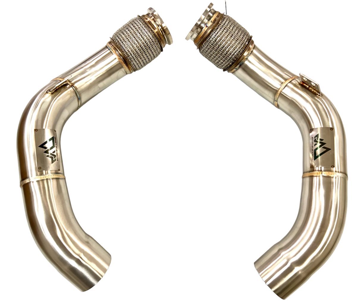 Mastery of Art & Design BMW M5 F90/M8 F92 304SS 3" Secondary Catless Downpipes