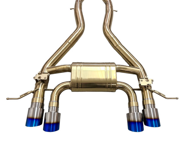Mastery of Art & Design (20-25) BMW M3 G80/M4 G82 Titanium Axle-Back Exhaust with 4" OD Tips