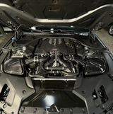 Mastery of Art & Design BMW M5 F90 Dual Carbon Fiber Cold Air Intake System with Oiled Filters