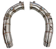 Mastery of Art & Design (11-18) BMW M5/M6 S63B44 304SS 3" Catless Downpipes