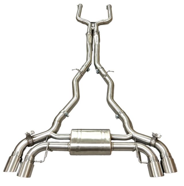 Mastery of Art & Design (18-23) BMW M5 F90 304SS 3" Cat-Back Exhaust with 4" OD Tips