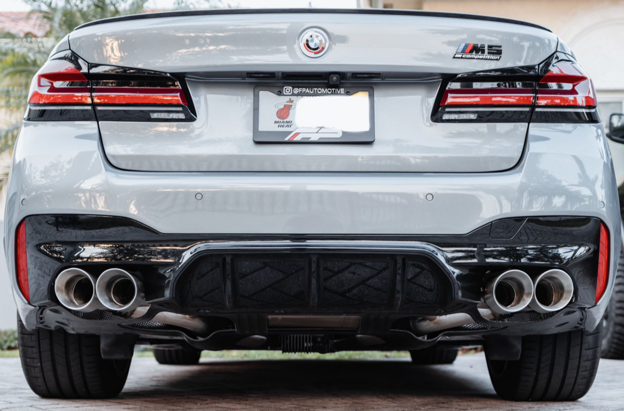 Mastery of Art & Design (18-23) BMW M5 F90 304SS 3" Cat-Back Exhaust with 4" OD Tips