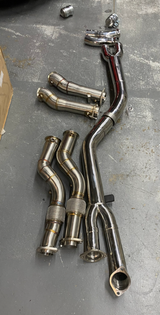 Mastery of Art & Design BMW M2C/M3/M4 S58B30 3.5" 'FAT BOY' Catless Downpipes