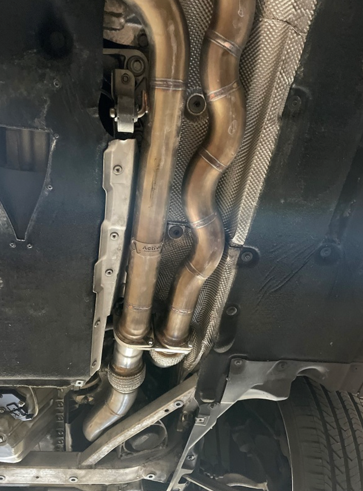 Mastery of Art & Design BMW M2C/M3/M4 S55B30 3.5" 'FAT BOY' Catted Downpipes with Flex Section