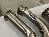Mastery of Art & Design BMW M2C/M3/M4 S55B30 3.5" 'FAT BOY' Catted Downpipes with Flex Section