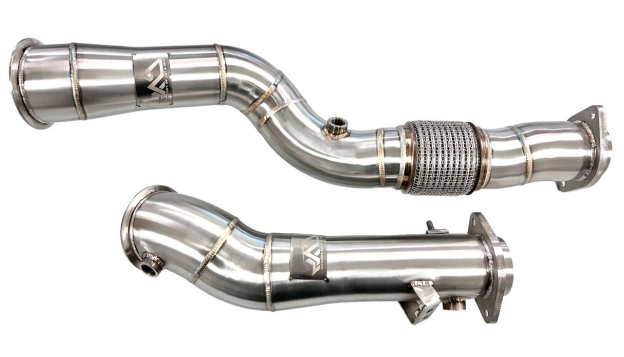 Mastery of Art & Design BMW M2C/M3/M4 G8x S58B30 304SS 3" Catless Downpipes
