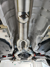 Mastery of Art & Design BMW M3/M4 G8X S58B30 Resonated Single Midpipe with Brace
