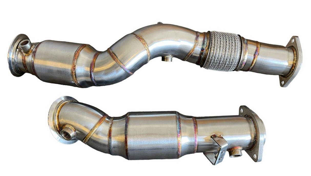 Mastery of Art & Design BMW M2C/M3/M4 S58B30 304SS 3" 3" Catted Downpipes