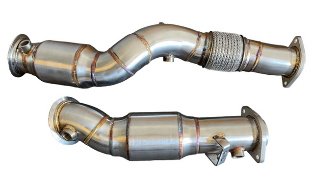 Mastery of Art & Design BMW M2C/M3/M4 S58B30 304SS 3" 3" Catted Downpipes