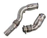 Mastery of Art & Design BMW M2C/M3/M4 S55B30 Catted Downpipes with Flex Section