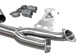 Mastery of Art & Design BMW M2C/M3/M4 S58B30 Single Catless Mid-Pipe with Brace