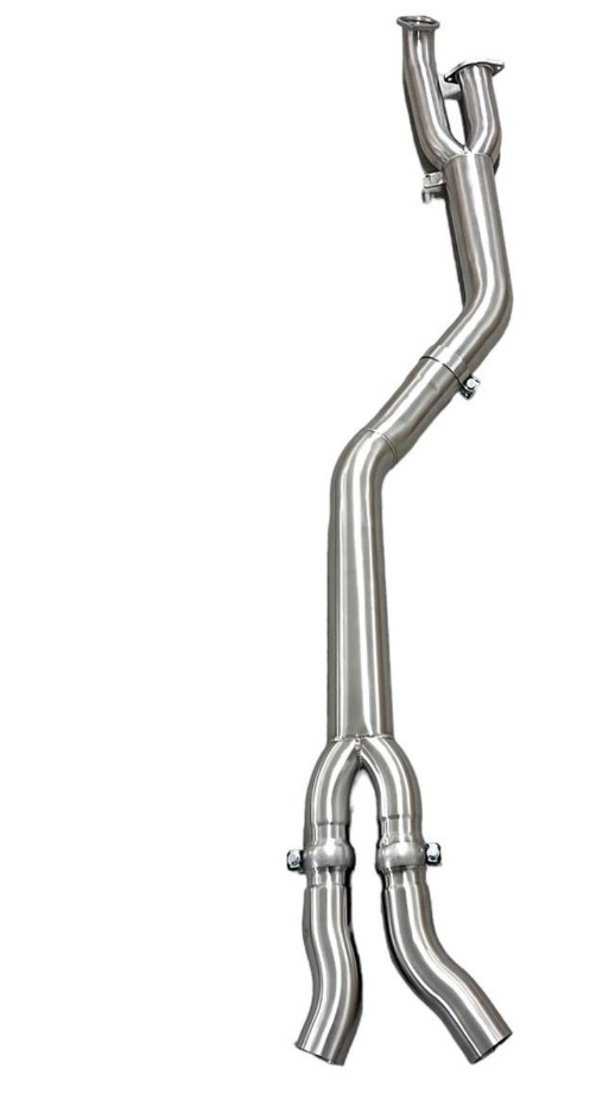 Mastery of Art & Design BMW M2C/M3/M4 S58B30 Single Catless Mid-Pipe with Brace
