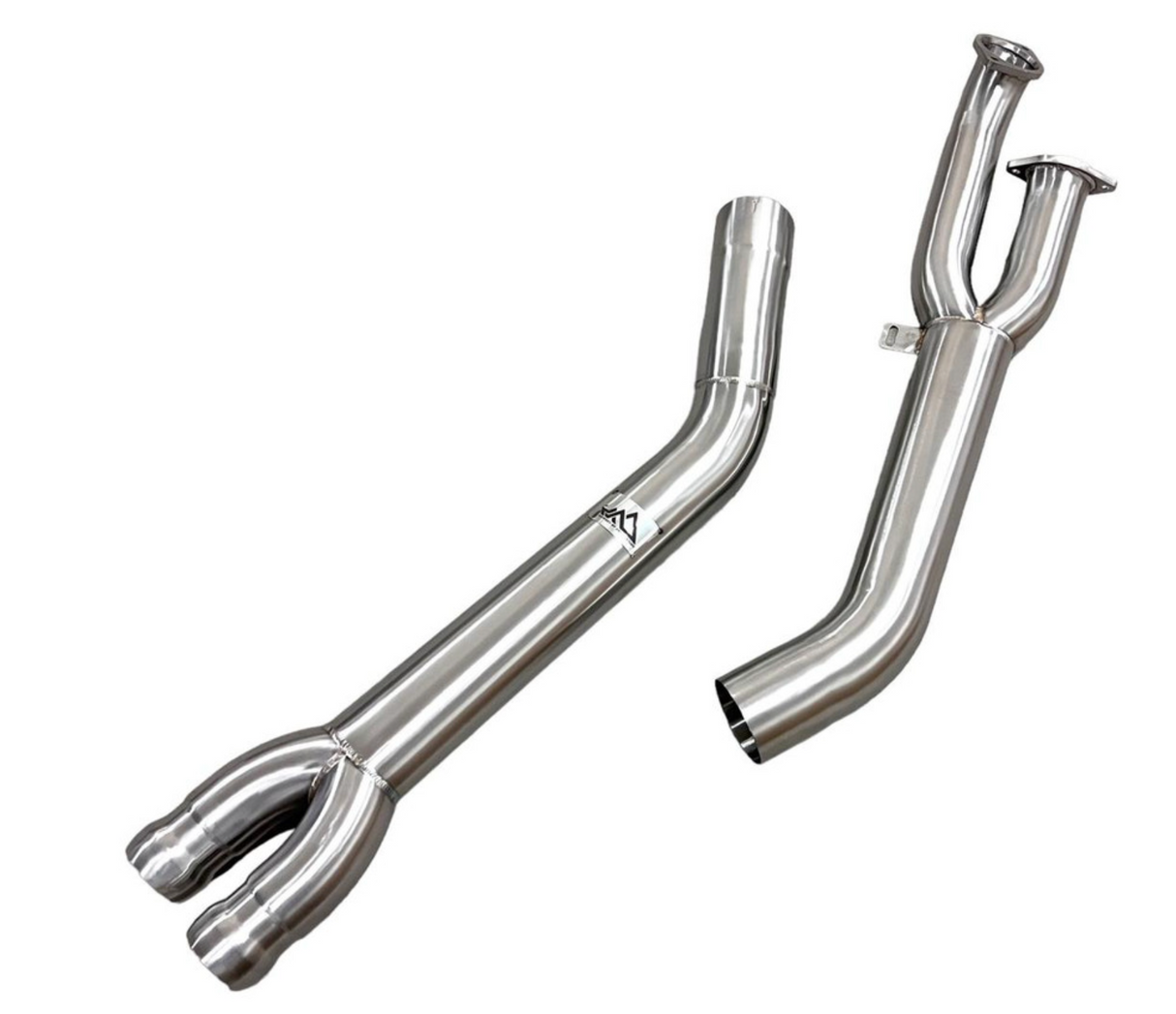 Mastery of Art & Design BMW M2C/M3/M4 S58B30 Single Catless Mid-Pipe with Brace