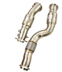 Mastery of Art & Design (20-25) BMW M2C/M3/M4 S58B30 Resonated Downpipes with Flex Section