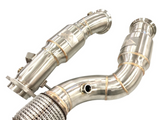 Mastery of Art & Design (20-25) BMW M2C/M3/M4 S58B30 Resonated Downpipes with Flex Section