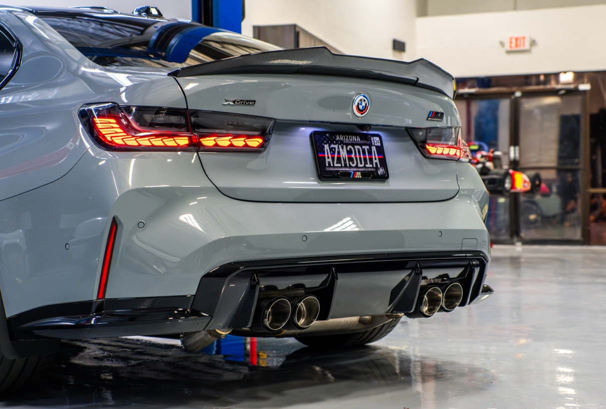 Mastery of Art & Design BMW M2C/M3/M4 S58B30 304SS 3" Axle-Back Exhaust with 4" OD Tips